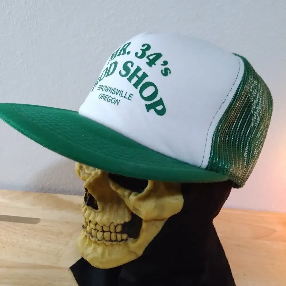 Deadstock Vintage Mr. 34's Rod Shop Brownsville Oregon Trucker Hat